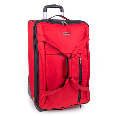 Дорожная сумка на колесах П7123 (24") сумка (Красный)