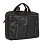 Мужская кожаная сумка 0121 черная (Черный)