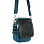М313 синий верт.малая сумка молодежная брезент (Синий)